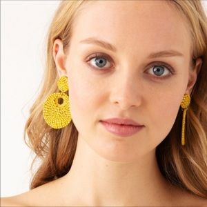 Bermuda Baby Beaded Statement Earrings